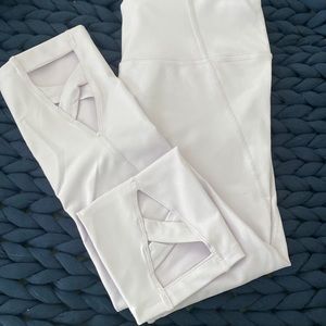 Pastel purple cute leggings med leg